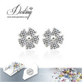 Destino joyas cristales de Swarovski pendientes copo de nieve pendientes